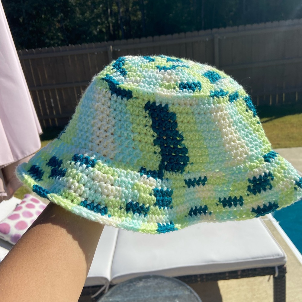 Mesh Crochet Hat